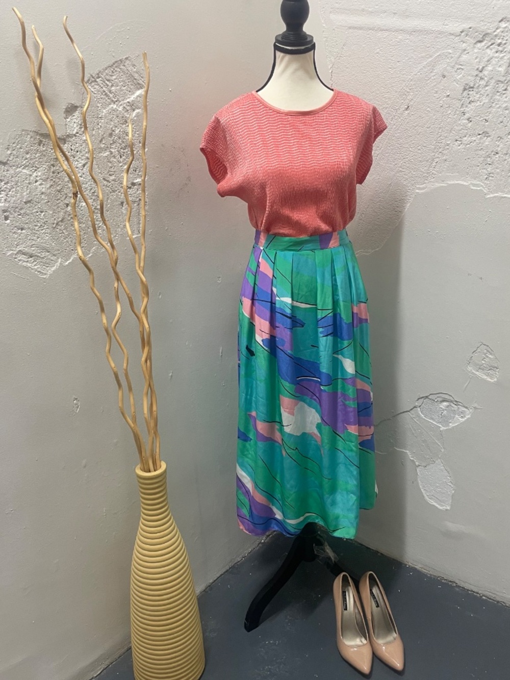 SET - Vintage Style Skirt and Top